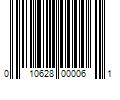 Barcode Image for UPC code 010628000061