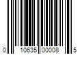 Barcode Image for UPC code 010635000085