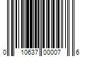 Barcode Image for UPC code 010637000076