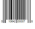 Barcode Image for UPC code 010642000078