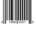 Barcode Image for UPC code 010650000015