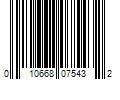 Barcode Image for UPC code 010668075432