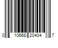 Barcode Image for UPC code 010668204047