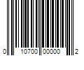 Barcode Image for UPC code 010700000002