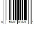 Barcode Image for UPC code 010700000231