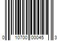 Barcode Image for UPC code 010700000453