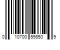 Barcode Image for UPC code 010700598509