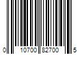 Barcode Image for UPC code 010700827005