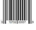 Barcode Image for UPC code 010702000079