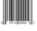 Barcode Image for UPC code 010710000047