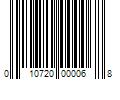 Barcode Image for UPC code 010720000068