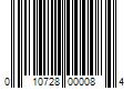 Barcode Image for UPC code 010728000084