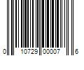 Barcode Image for UPC code 010729000076