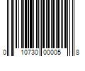 Barcode Image for UPC code 010730000058