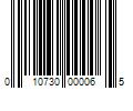 Barcode Image for UPC code 010730000065