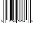 Barcode Image for UPC code 010740000048