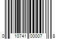 Barcode Image for UPC code 010741000078