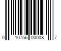 Barcode Image for UPC code 010756000087