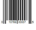 Barcode Image for UPC code 010768000075