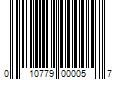 Barcode Image for UPC code 010779000057