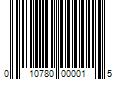 Barcode Image for UPC code 010780000015