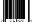 Barcode Image for UPC code 010782000075