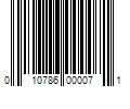 Barcode Image for UPC code 010786000071