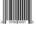 Barcode Image for UPC code 010790000012