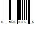 Barcode Image for UPC code 010792000065