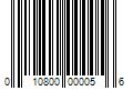 Barcode Image for UPC code 010800000056