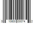 Barcode Image for UPC code 010800000742