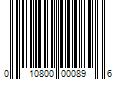 Barcode Image for UPC code 010800000896