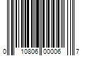 Barcode Image for UPC code 010806000067