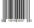 Barcode Image for UPC code 010819000078