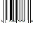 Barcode Image for UPC code 010820000036