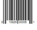 Barcode Image for UPC code 010829000051