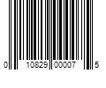 Barcode Image for UPC code 010829000075