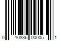 Barcode Image for UPC code 010836000051