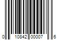 Barcode Image for UPC code 010842000076