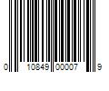 Barcode Image for UPC code 010849000079