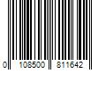 Barcode Image for UPC code 0108500811642