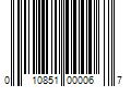 Barcode Image for UPC code 010851000067