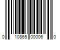 Barcode Image for UPC code 010865000060