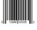 Barcode Image for UPC code 010866000052