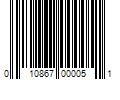 Barcode Image for UPC code 010867000051