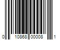 Barcode Image for UPC code 010868000081