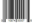 Barcode Image for UPC code 010874000075