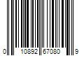 Barcode Image for UPC code 010892670809