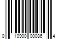 Barcode Image for UPC code 010900000864