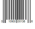 Barcode Image for UPC code 010900001366